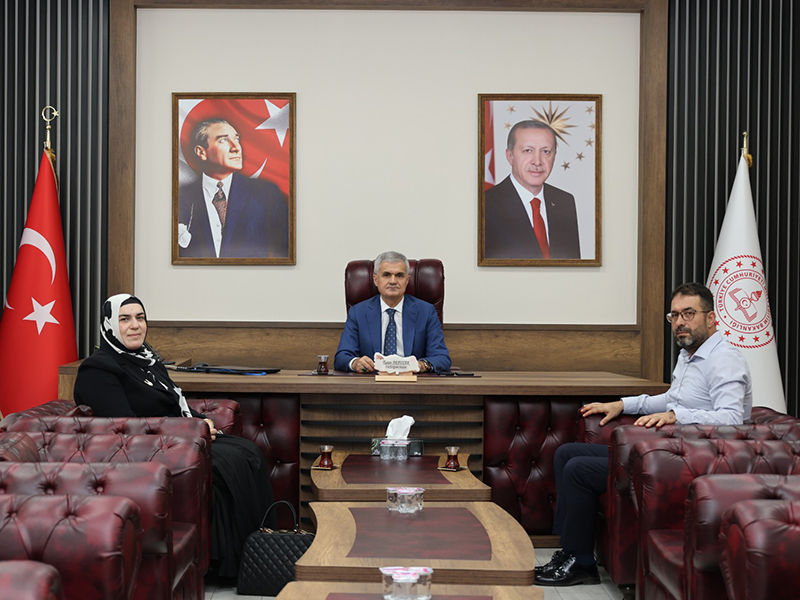 Kahramanmaraş İl Milli Eğitim Müdürü Turan Akpınar'ı Ziyaret
