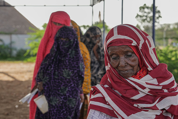 Sudan krizinden etkilenen çocuklar